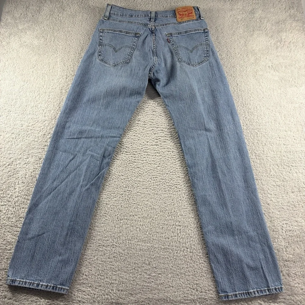 VINTAGE Levi 505 Jeans Mens 32x34 (Fits 30x30) Straight Leg Light Wash Stretch